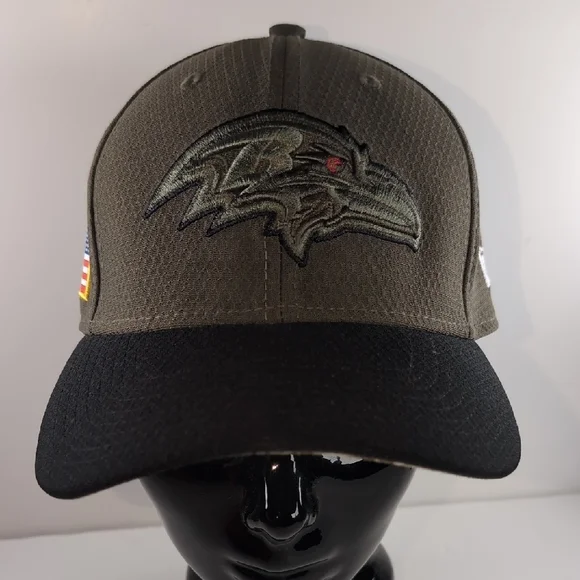Baltimore Ravens Armed Forces Hat L/XL Like New!!!!! New ERA 3930 - Picture 2 of 10